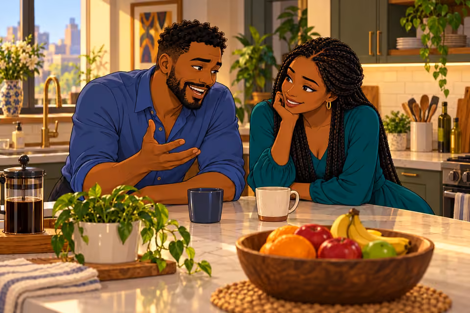 Shina’s warmth and humor begin to return.