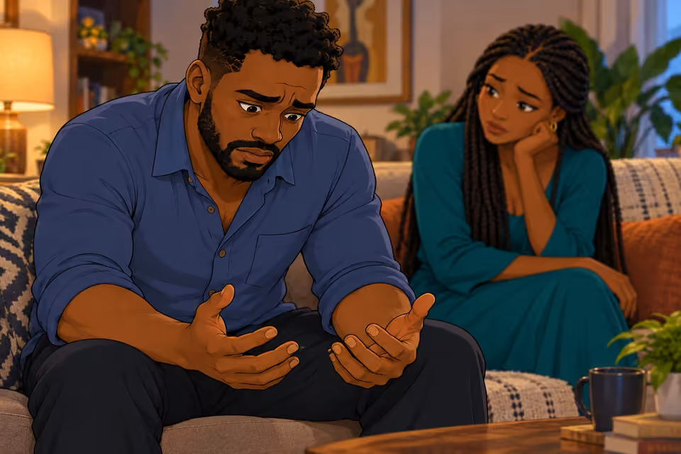 The news leaves Shina frightened about becoming a father.