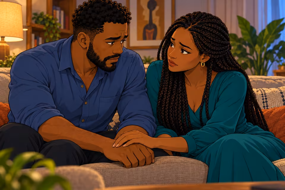 Amara reaches for Shina despite the fear and uncertainty between them.