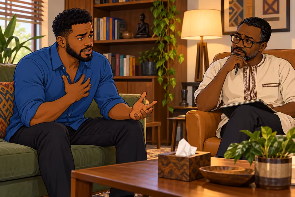Shina returns to therapy with a deeper determination to confront himself.