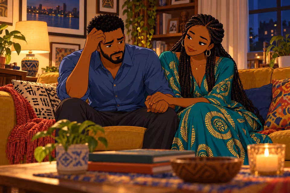 Shina and Amara continue to support each other when old anxieties return.