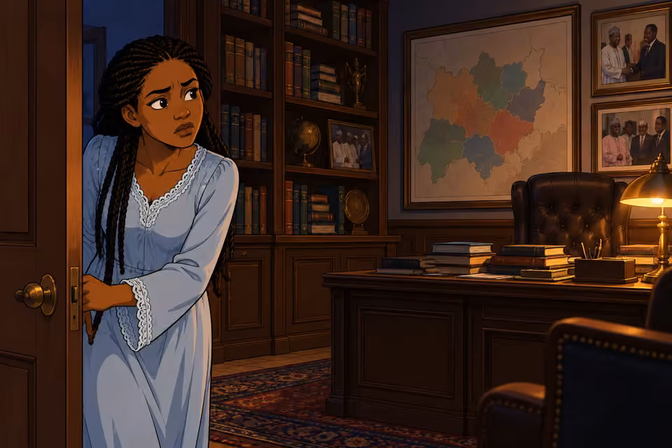 Fatima enters Ibrahim’s study.