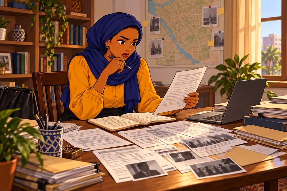 Fatima analyzes evidence of Ibrahim’s role in the organization.