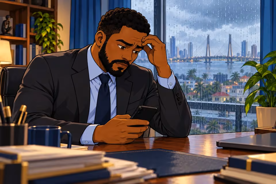 Marcus hesitates over his phone, doubting that the police can protect him.