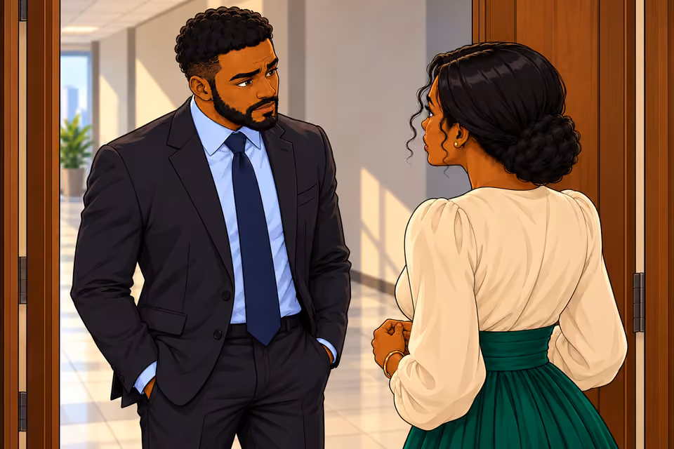 Marcus cautiously asks Claire to explain.