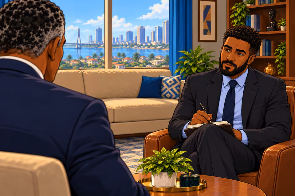 Marcus carefully reassures Victor about the marriage’s potential.