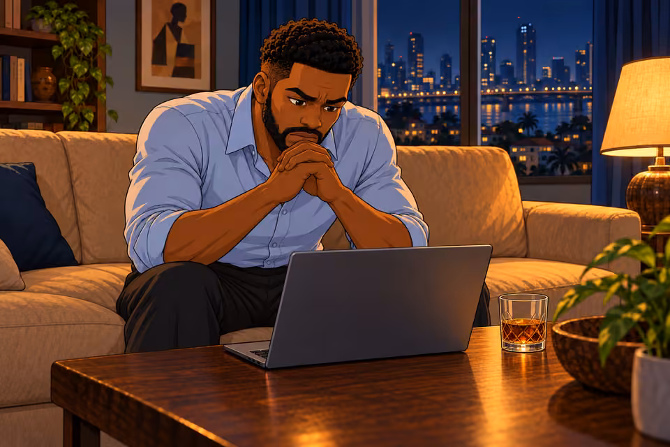 Marcus weighs the secret against the pressure of his debt.