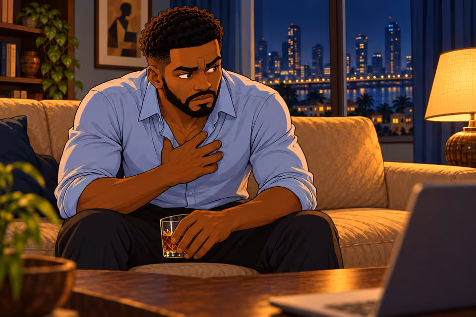 Marcus tenses at the danger of betraying Victor.