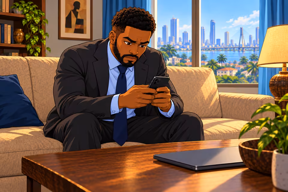 Marcus sends a cautious message to an old journalist contact.