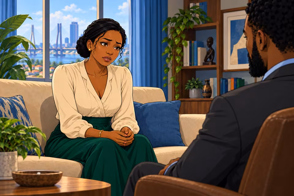 Claire turns back from the window and begins speaking about her past.