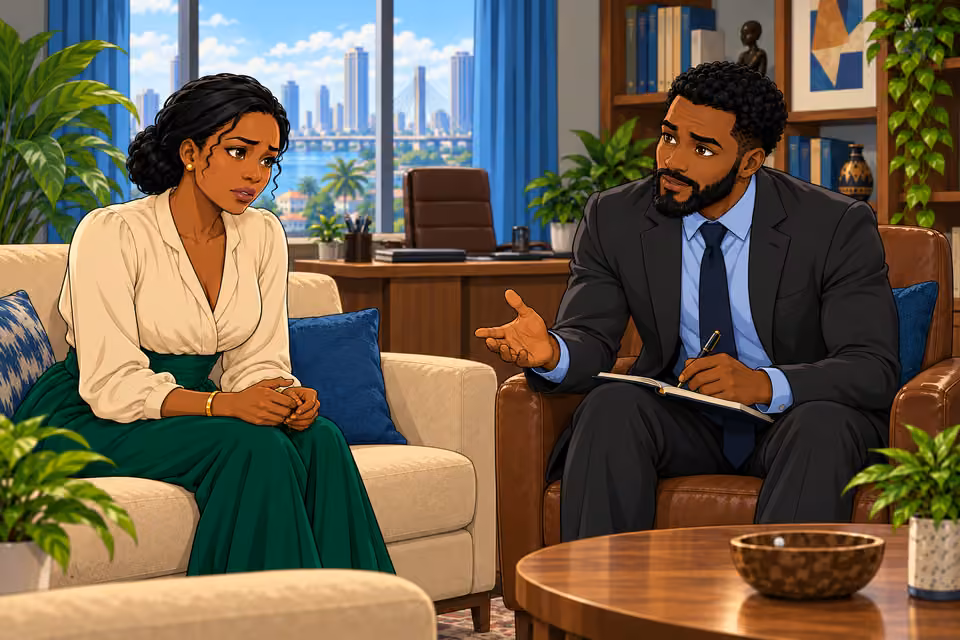 Marcus suggests discussing her concerns with Daniel.