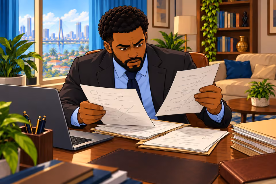 Marcus receives a troubling investigation report.