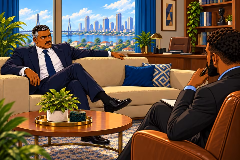 Victor leans back and studies Marcus.