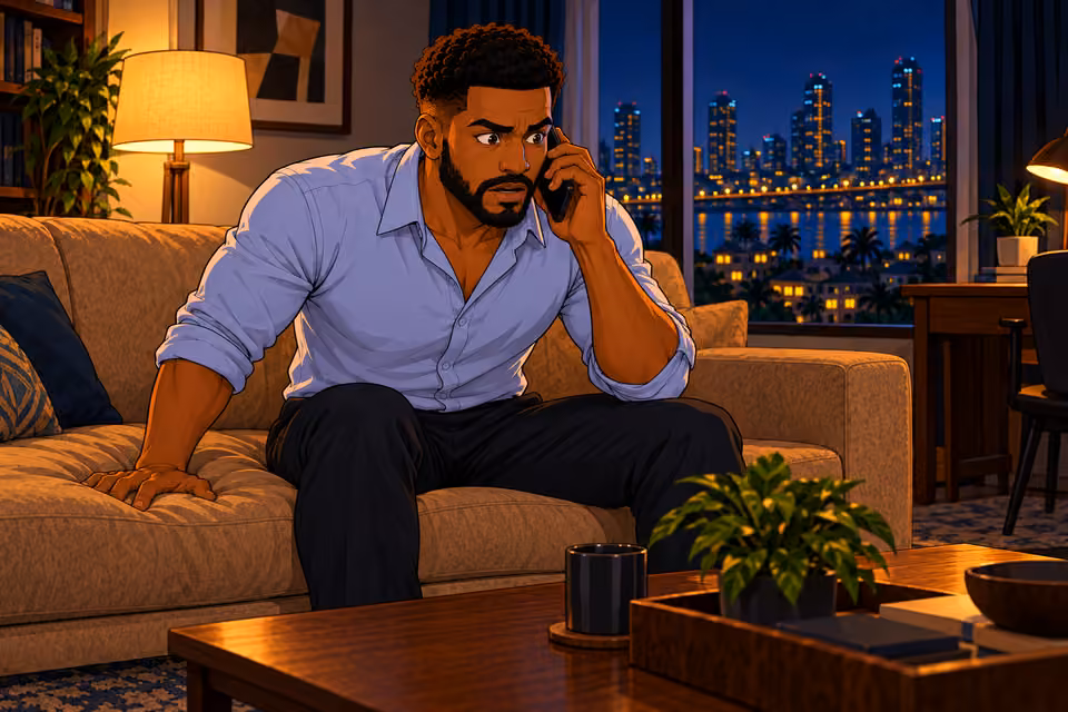 Marcus listens to Victor’s demand that he come immediately.