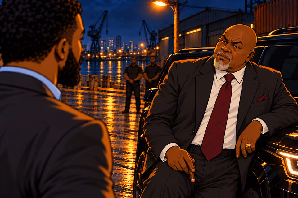 Baba Jide listens to the offer.