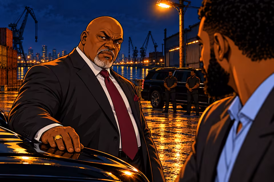 Baba Jide warns Marcus against betrayal.