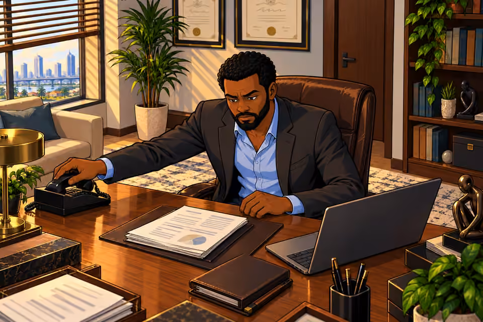 Marcus hangs up, knowing there is no turning back.