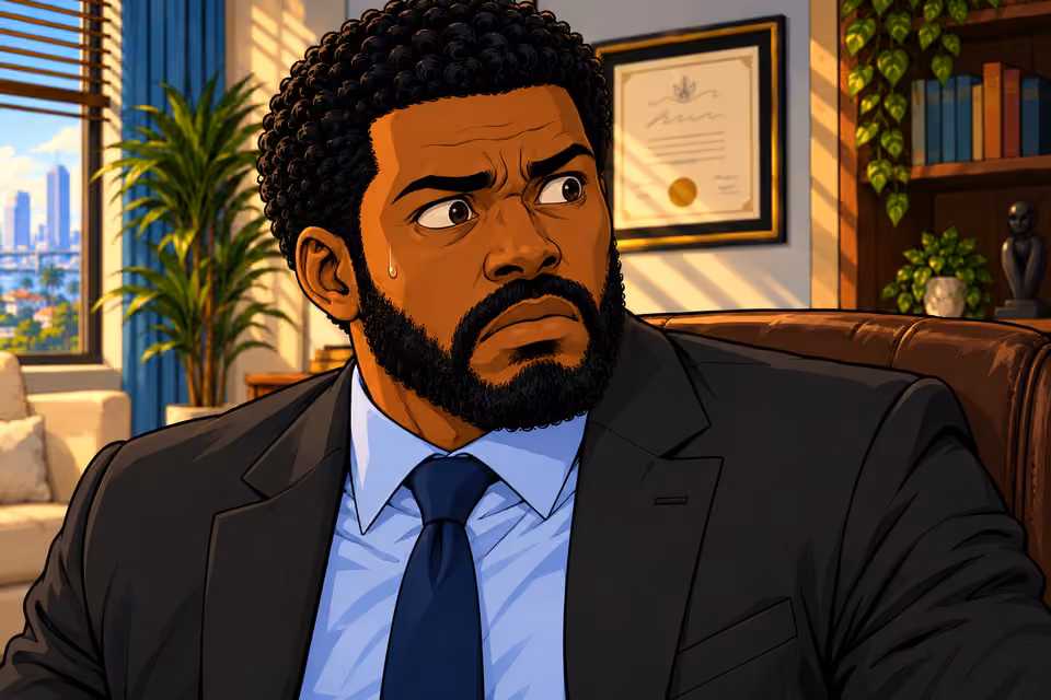 Marcus recognizes the danger behind the knock.