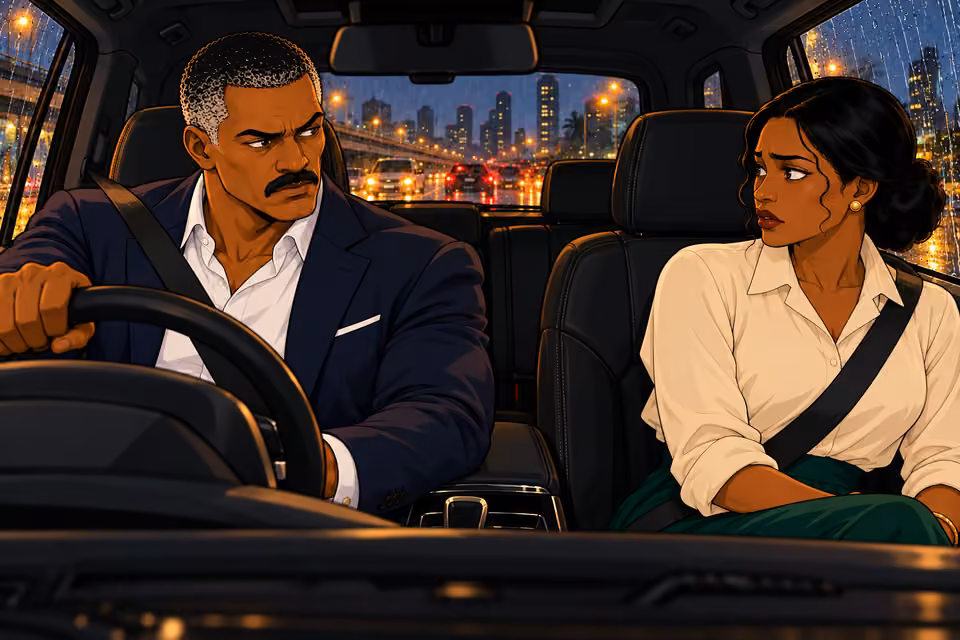 Victor coldly challenges Claire’s disbelief.