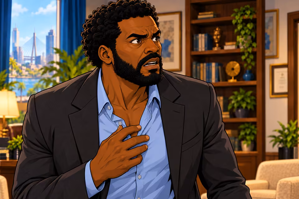 Marcus is stunned by Claire’s bold move.