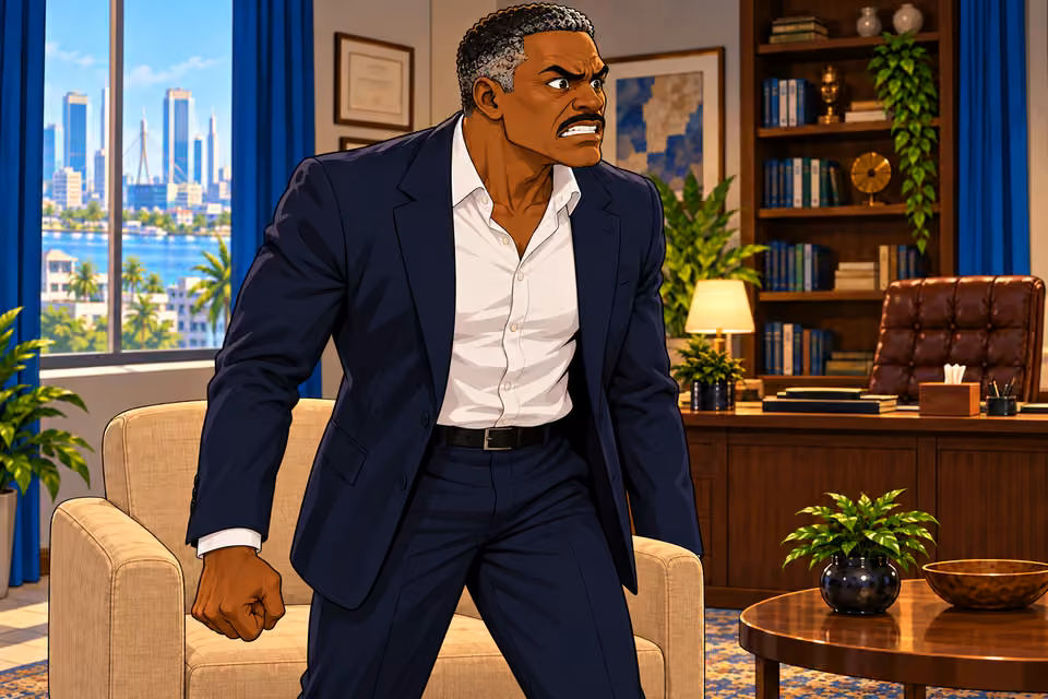 Victor’s anger begins to reveal panic.