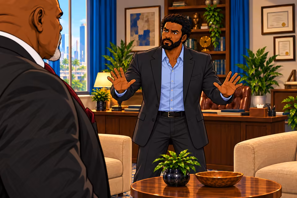 Marcus tries once more to stop the threats.