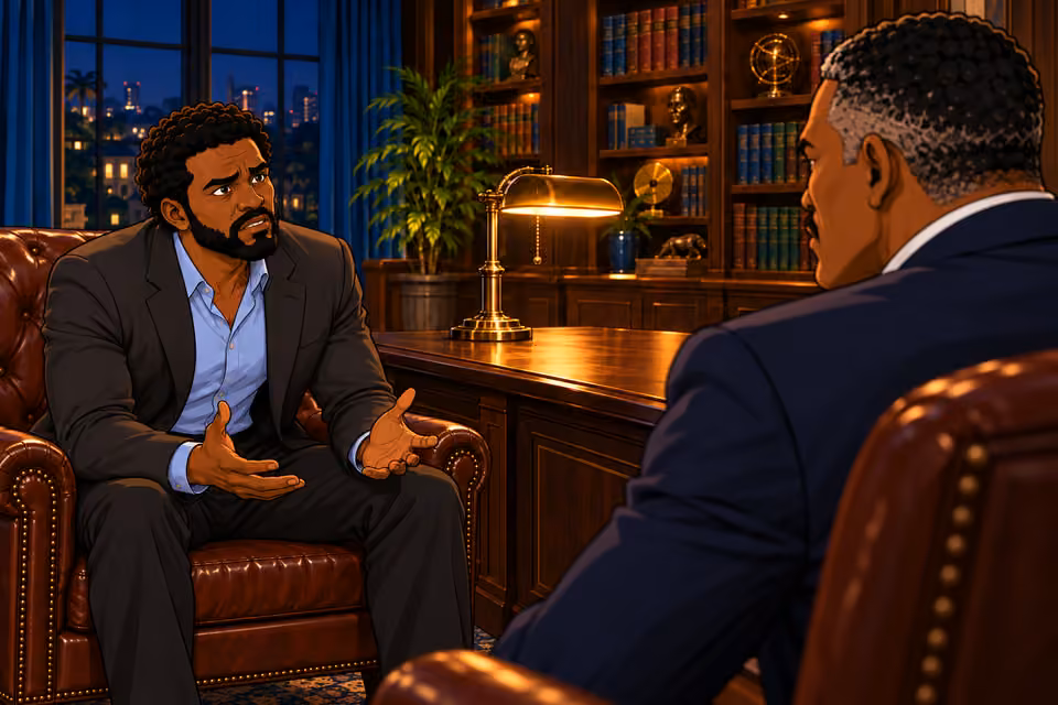 Marcus insists that he is trying to help Victor.