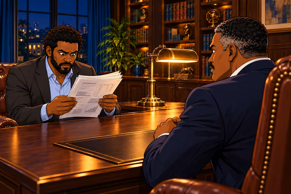 Marcus examines Victor’s records of Claire’s secret activity.