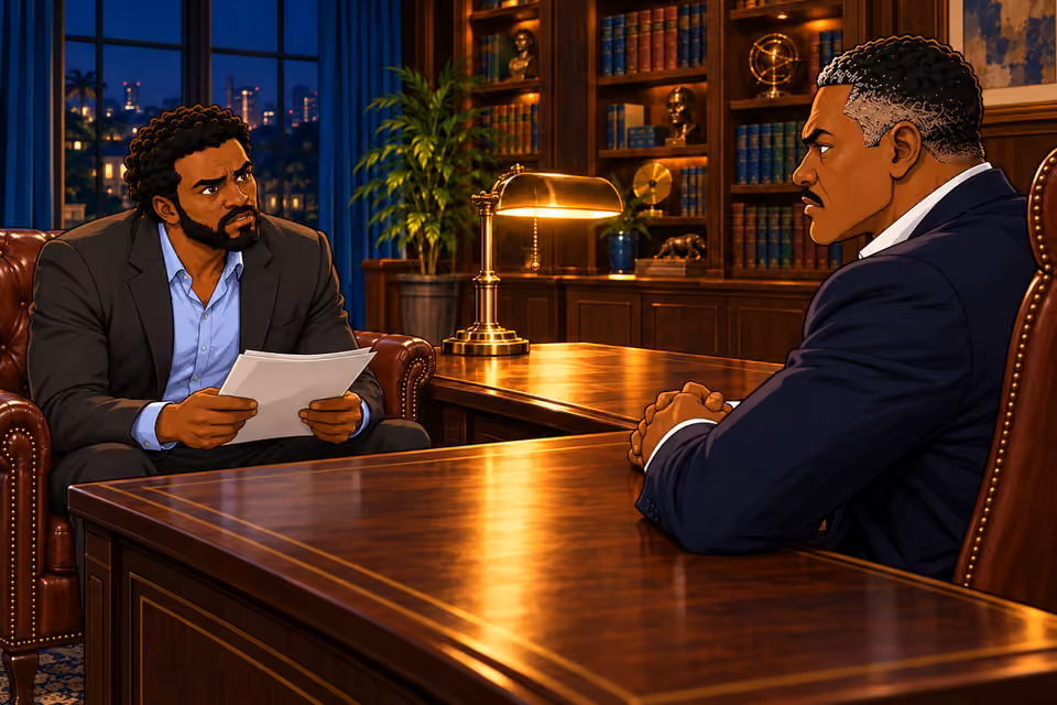 Marcus asks Victor what he plans to do.