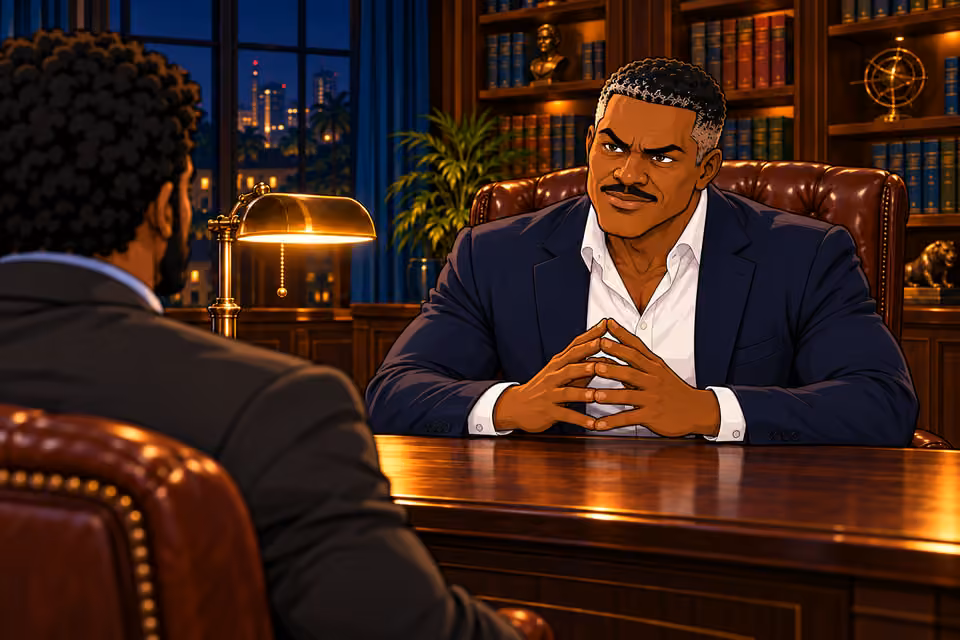 Victor tells Marcus that he intends to fight back.