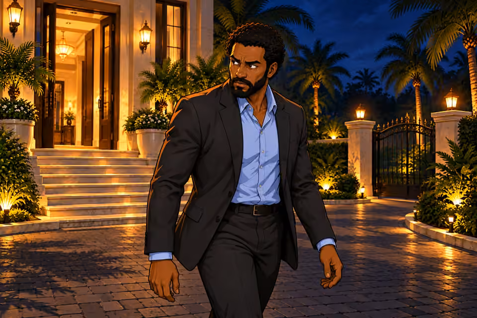 Marcus fears the consequences of deceiving Baba Jide.