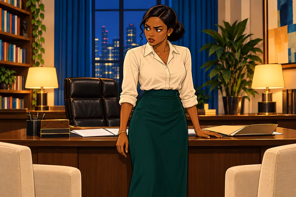 Claire realizes that the meeting has become a standoff.