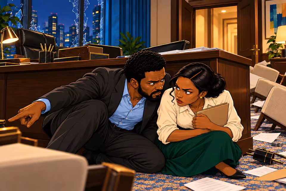 Marcus tells Claire that they need to move.