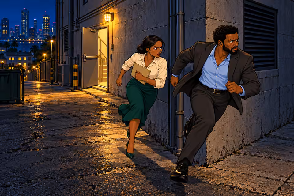 The fugitives keep moving as the danger remains unresolved.