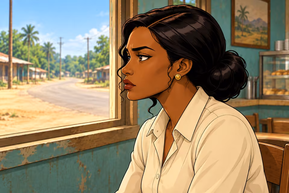 Claire looks out the window and reflects that they are alive.