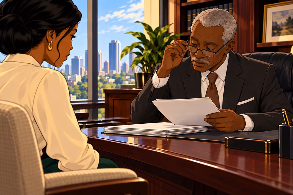 The lawyer begins to describe the scale of Victor’s fortune.