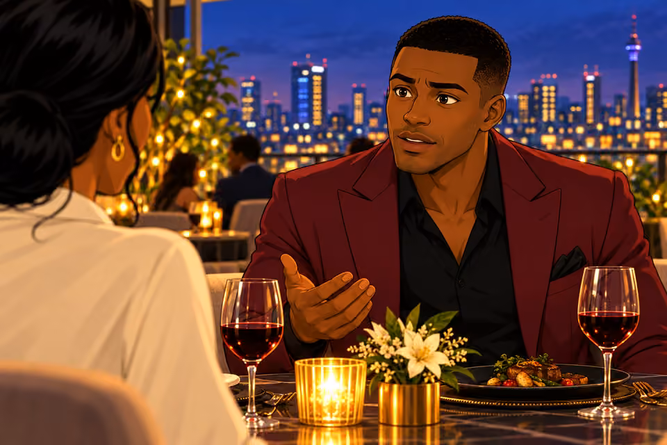 Daniel tries to recover his confidence after Claire’s question.