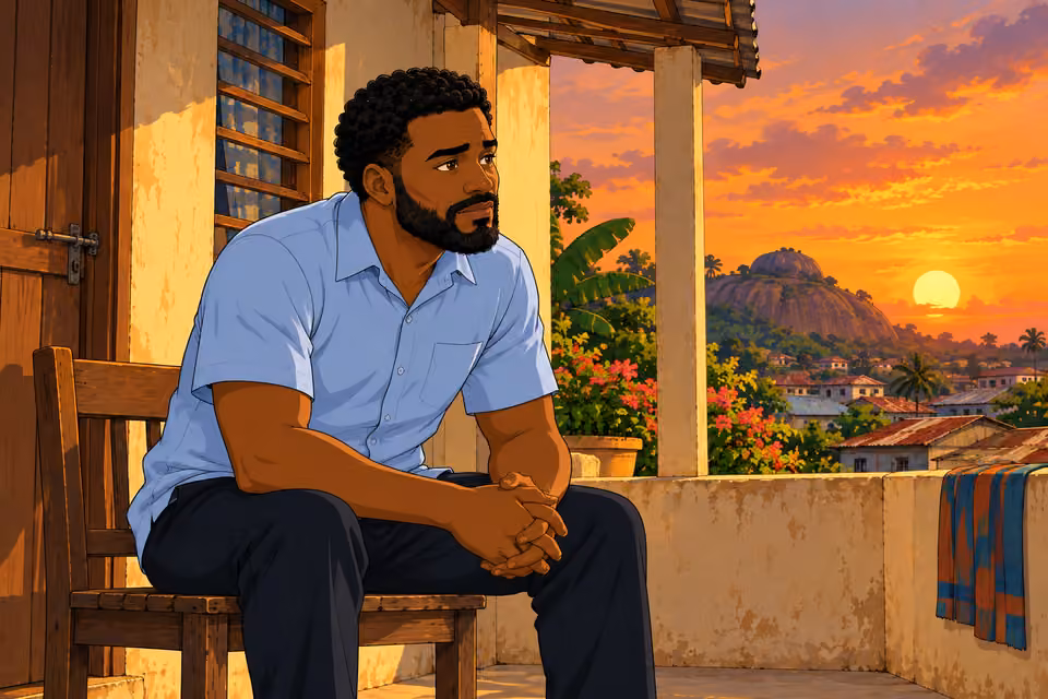 Marcus feels trapped despite the distance from Lagos.