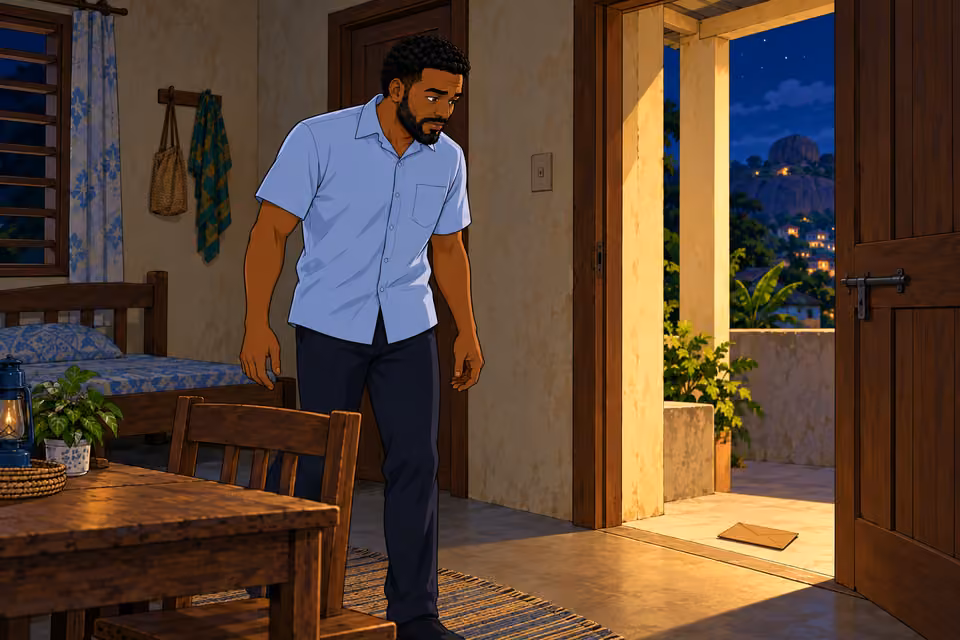 An unexpected package reaches Marcus’s new home.