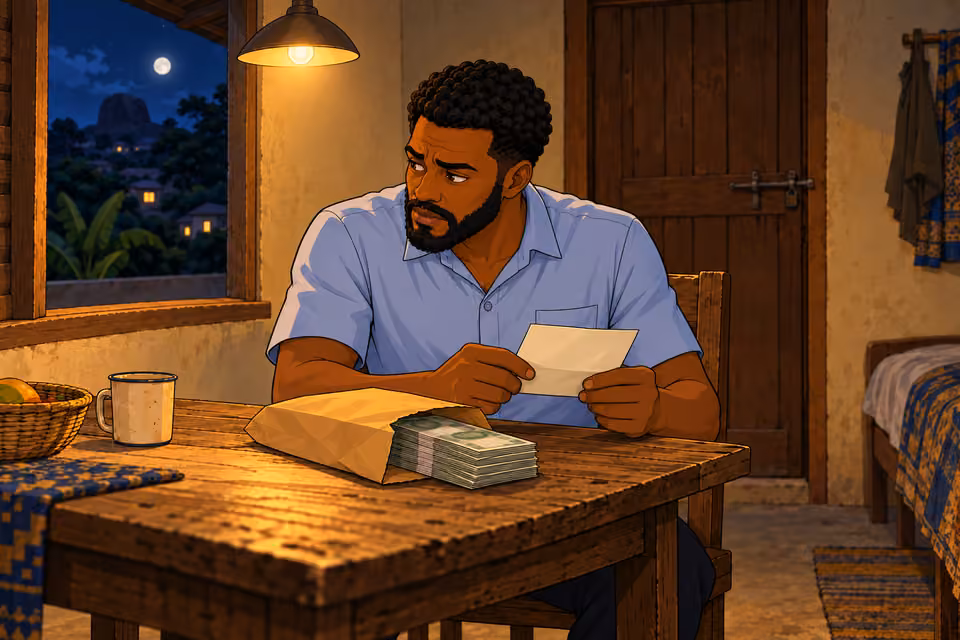 Marcus realizes distance has not put him beyond Jide’s reach.