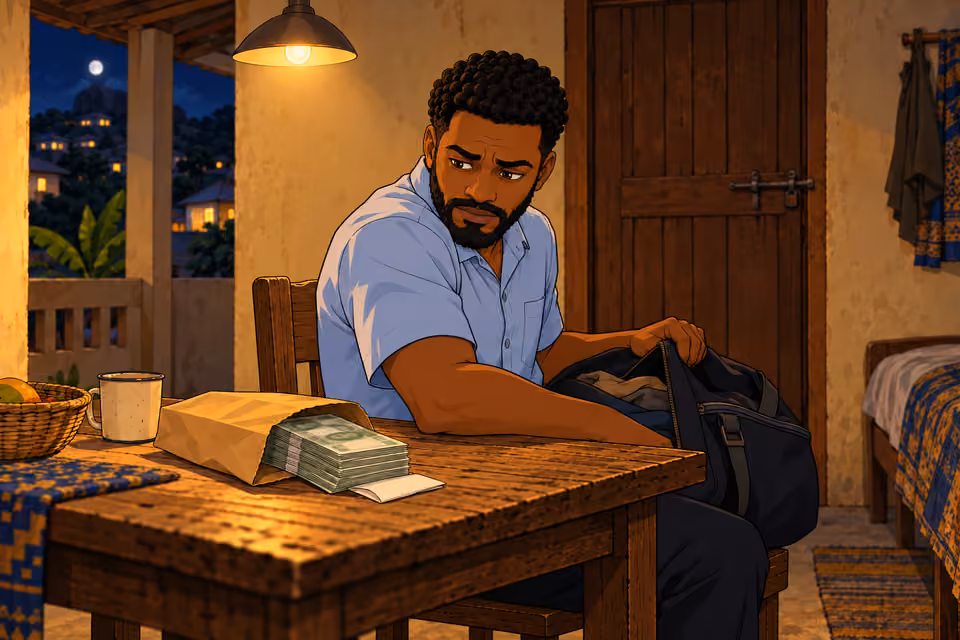 Marcus fears the money may keep him tied to the same danger.