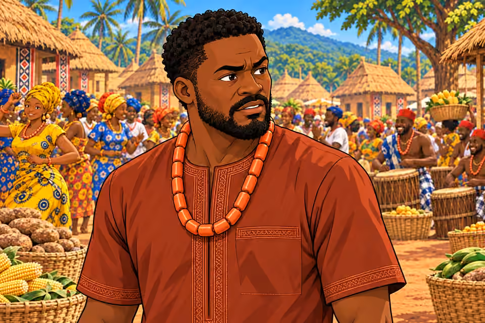 Uche confirms Ibrahim is approaching.