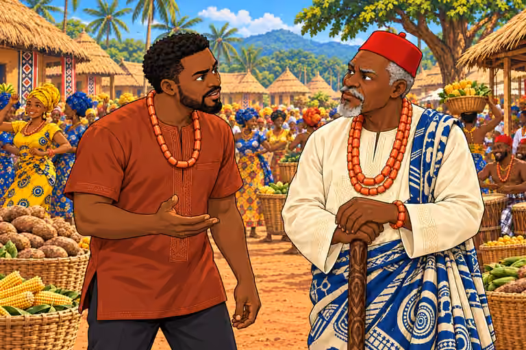 The chief recalls Uche’s confrontation.