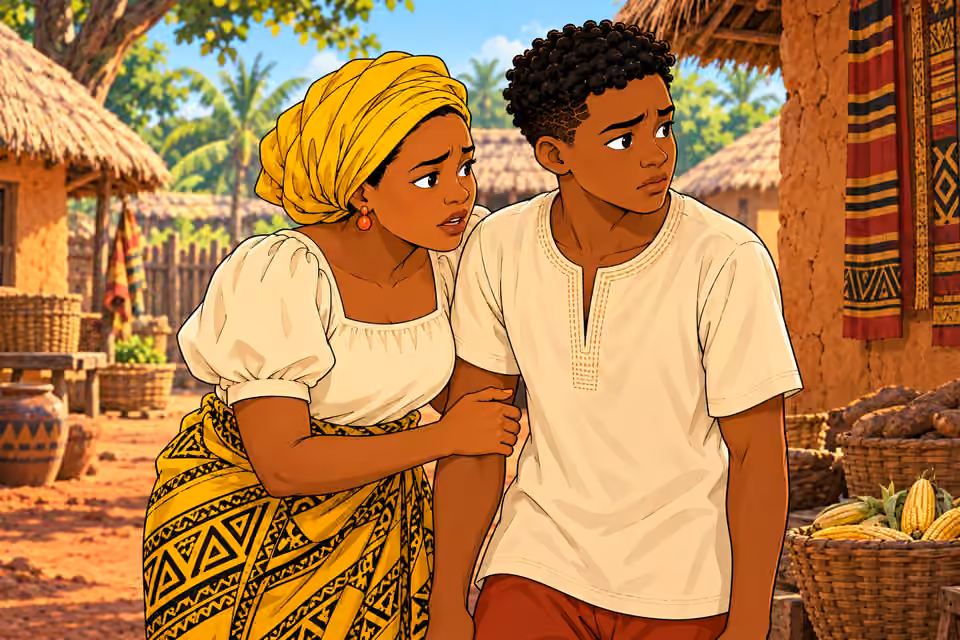 Nneka urges Chima to think of his siblings.