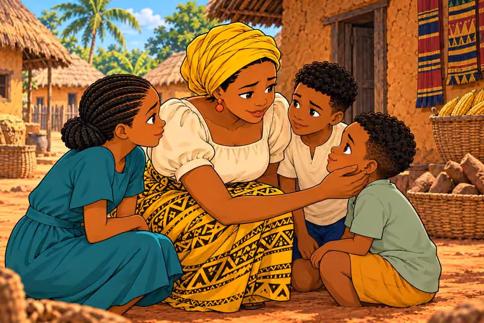 Nneka promises that they will find safety.