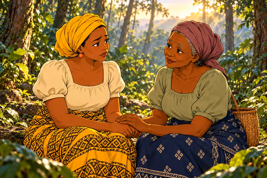 Nneka weighs Mama Chidi’s kind offer against her fear for her children.