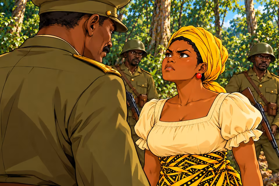 Nneka tells Ibrahim the children are beyond his reach.