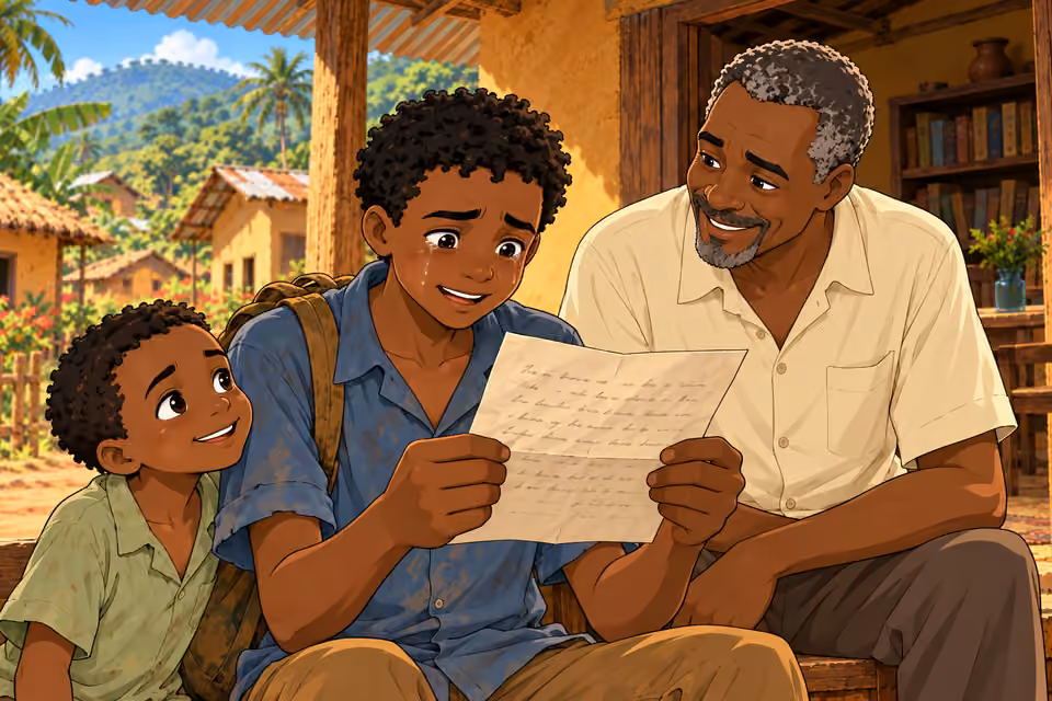 The news overwhelms Chima with hope.
