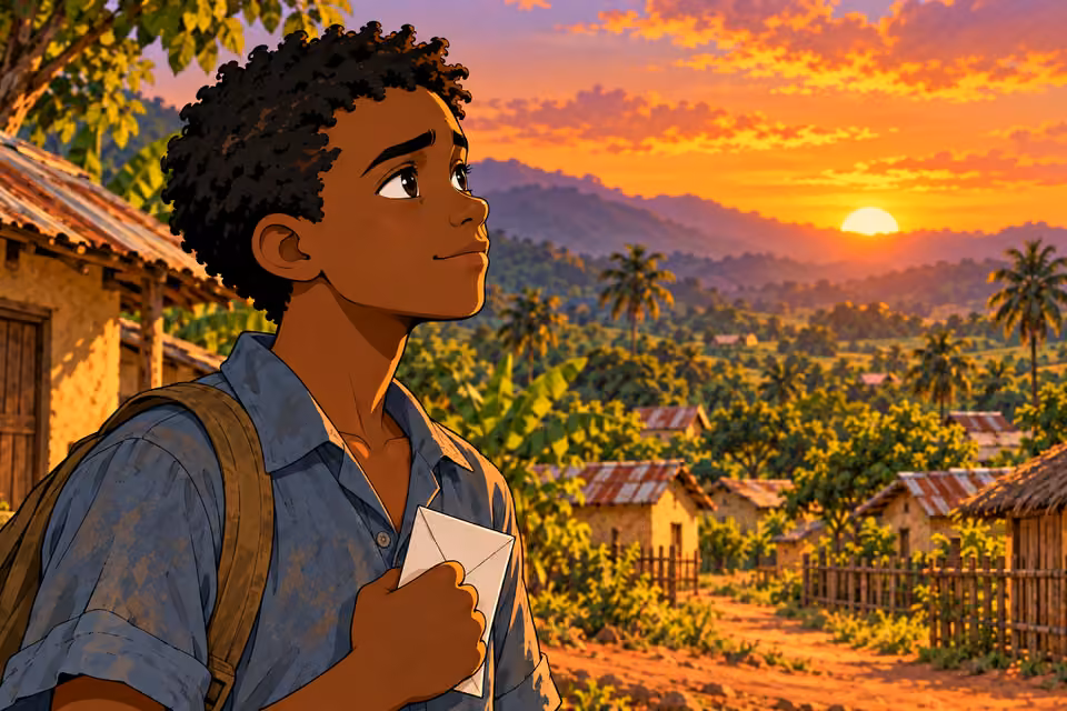He allows himself to imagine a family future.