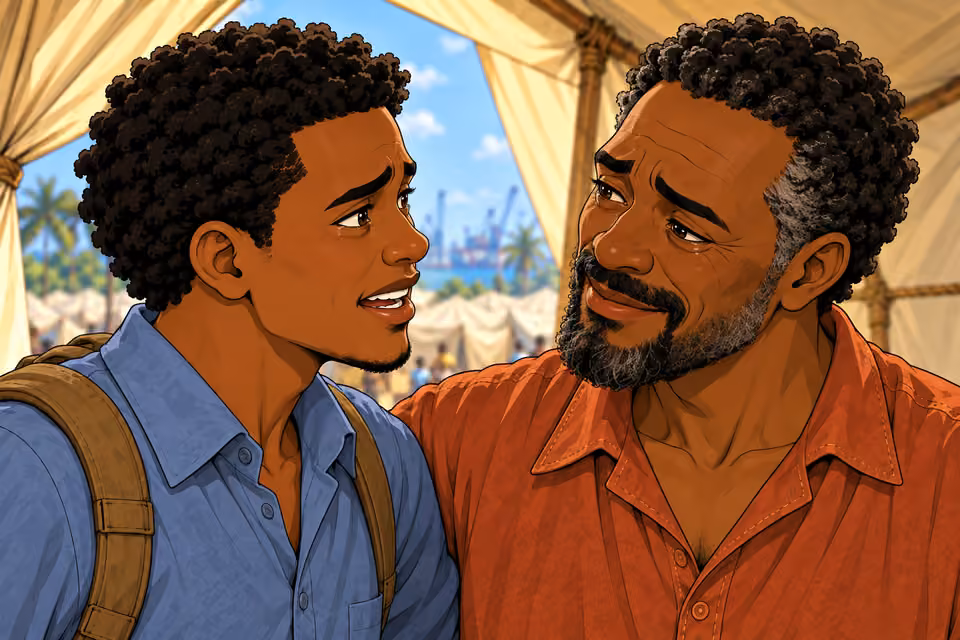 Chima tells him they never stopped hoping.